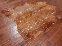 Thumbnail for Gazelle Deer Animal Print Natural Cowhide Rug - X-Large 6' 8