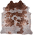 Metallic Natural Cowhide Rug - XX-Large 7' 7"H x 6' 10"W