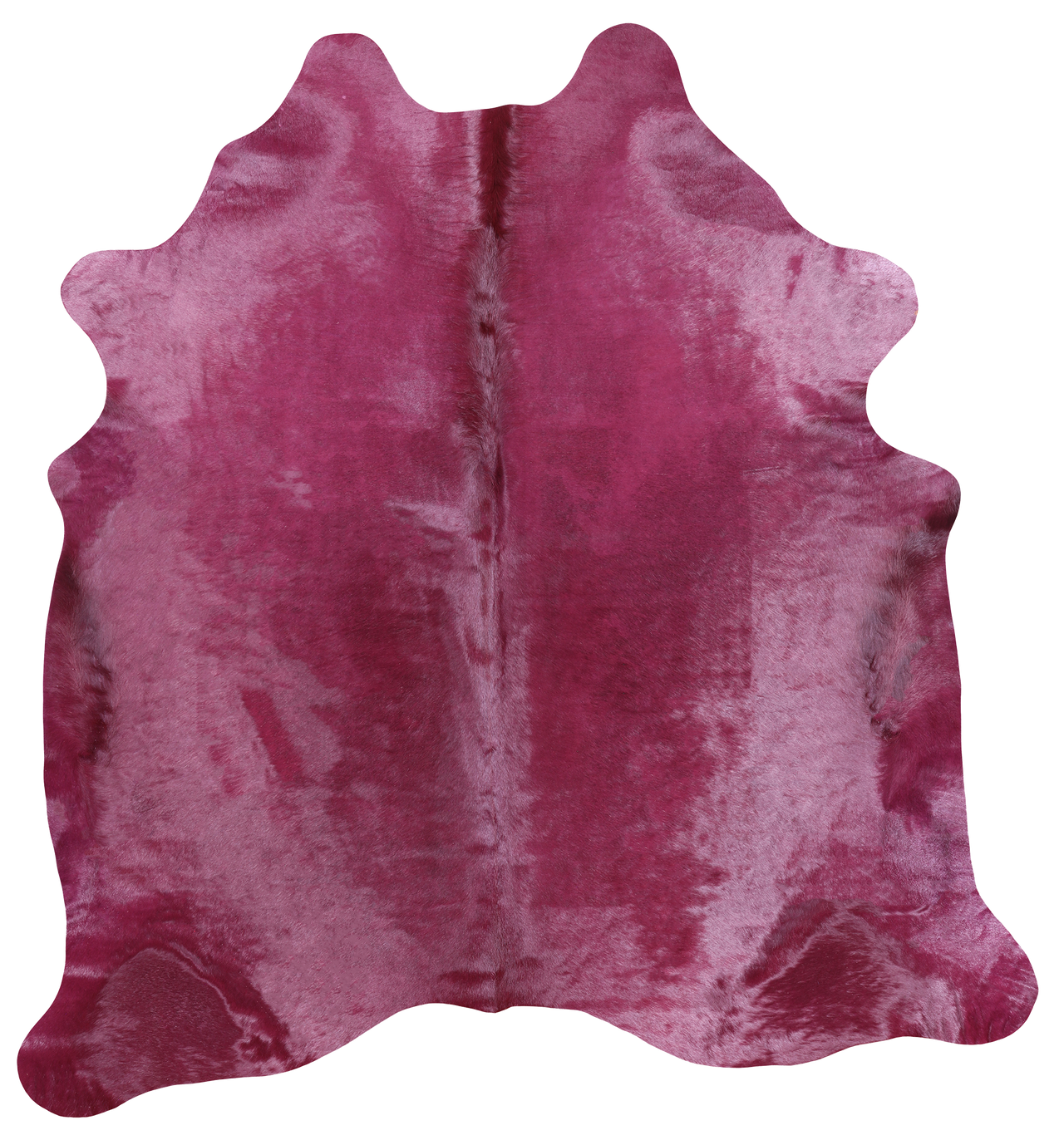 Dyed Cowhide Natural Cowhide Rug - Large 6' 6"H x 6' 2"W