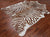 Brown Zebra Animal Print Natural Cowhide Rug - XX-Large 7' 10"H x 6' 6"W