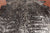 Gold Metallic Black Natural Cowhide Rug - X-Large 7' 2"H x 6' 10"W