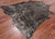 Gold Metallic Black Natural Cowhide Rug - X-Large 7' 2"H x 6' 10"W