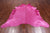 Pink Dyed Cowhide Natural Cowhide Rug - XX-Large 7' 7"H x 6' 9"W