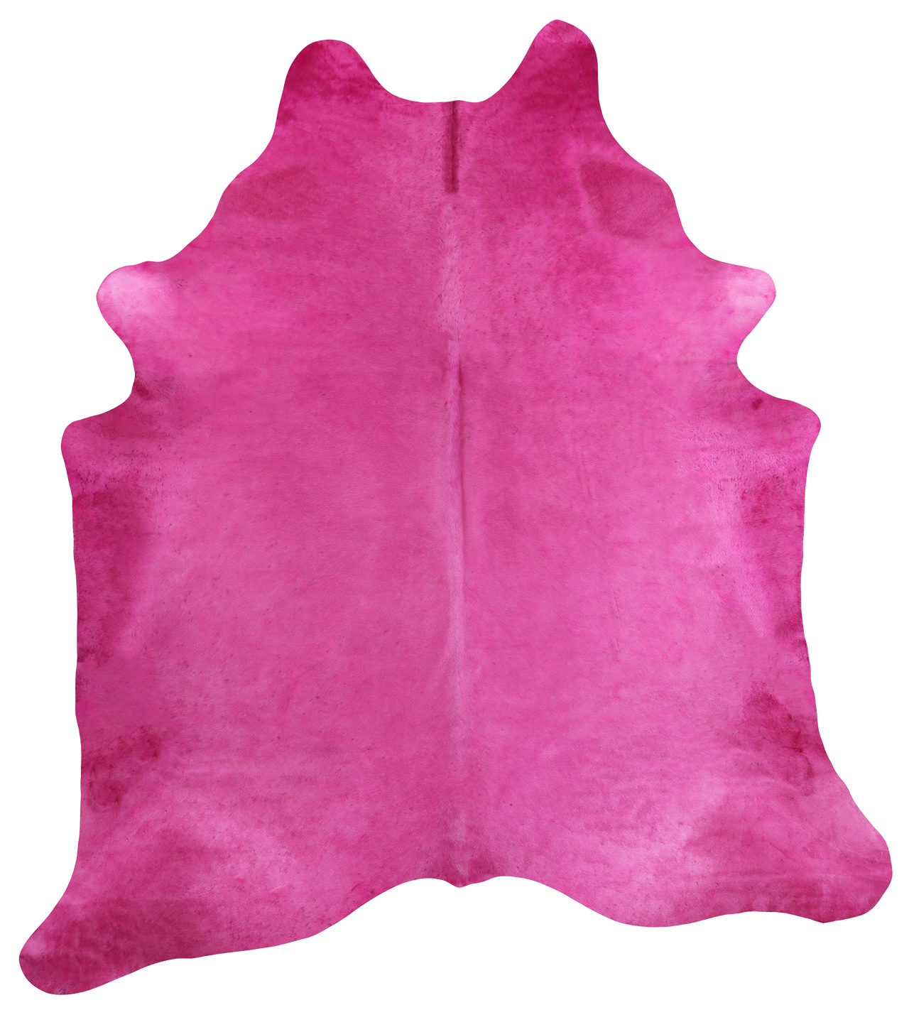Pink Dyed Cowhide Natural Cowhide Rug - XX-Large 7' 7"H x 6' 9"W