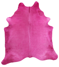 Thumbnail for Pink Dyed Cowhide Natural Cowhide Rug - XX-Large 7' 7