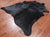 Black Dyed Cowhide Natural Cowhide Rug - XX-Large 7' 7"H x 6' 8"W