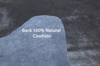 Thumbnail for Black Dyed Cowhide Natural Cowhide Rug - XX-Large 7' 7