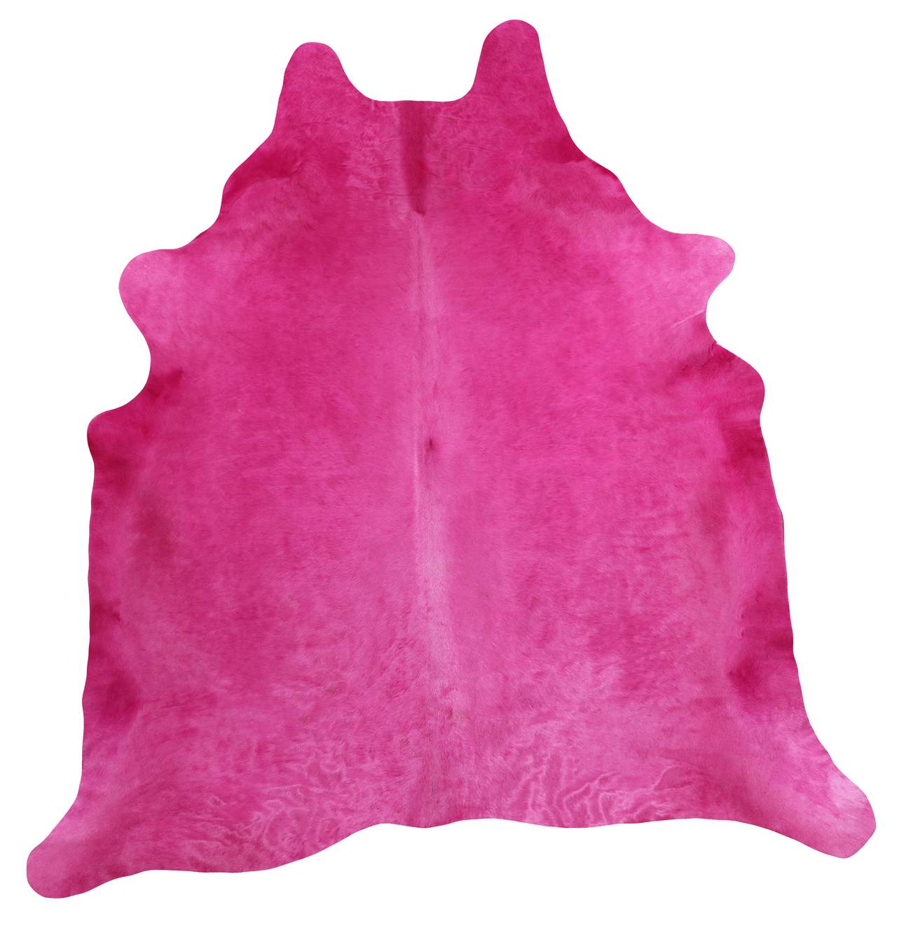 Pink Dyed Cowhide Natural Cowhide Rug - X-Large 7' 0"H x 6' 7"W