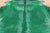 Dark Green Dyed Cowhide Natural Cowhide Rug - XX-Large 7' 6"H x 6' 10"W