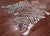 Brown Zebra Animal Print Natural Cowhide Rug - X-Large 7' 2"H x 6' 5"W