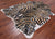 Zebra Animal Print Natural Cowhide Rug - XX-Large 7' 5"H x 6' 3"W