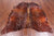 Deer Animal Print Natural Cowhide Rug - XX-Large 7' 6"H x 5' 8"W