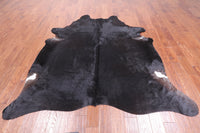 Thumbnail for Dark Brown Natural Cowhide Rug - X-Large 7' 3