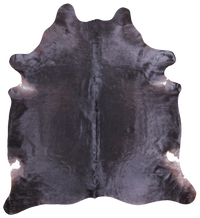 Thumbnail for Dark Brown Natural Cowhide Rug - X-Large 7' 3