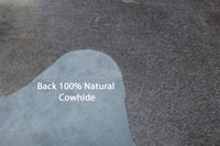 Thumbnail for Grey Natural Cowhide Rug - X-Large 6' 9