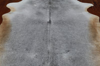 Thumbnail for Grey Natural Cowhide Rug - X-Large 7' 0