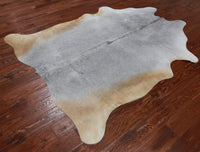 Thumbnail for Grey Natural Cowhide Rug - X-Large 7' 0