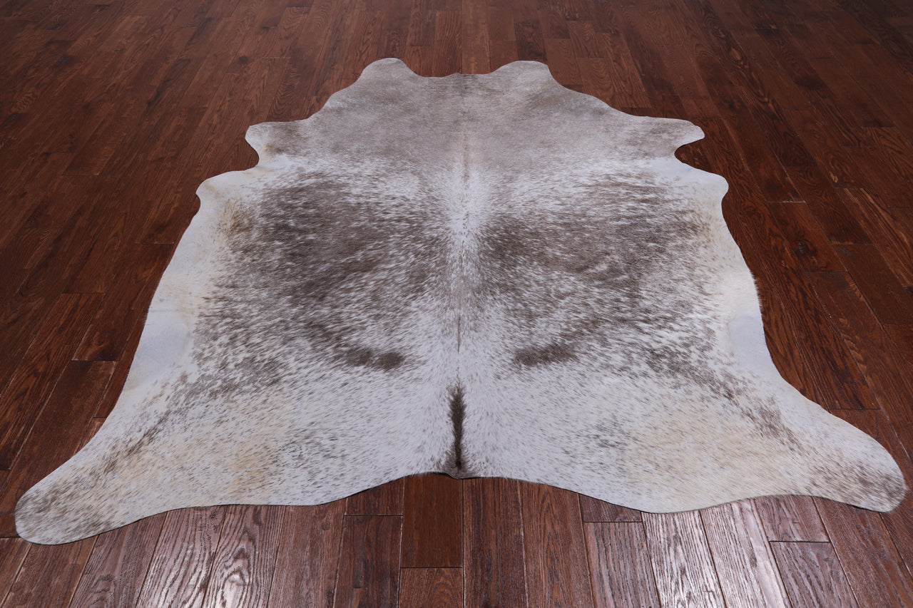 Light Brindle Natural Cowhide Rug - X-Large 7' 3"H x 6' 4"W
