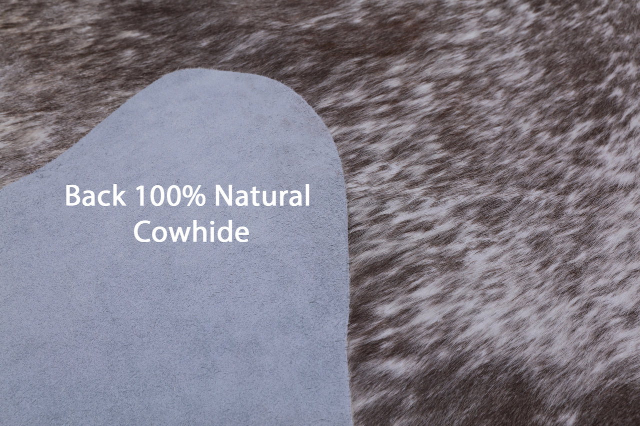 Light Brindle Natural Cowhide Rug - X-Large 7' 3"H x 6' 4"W