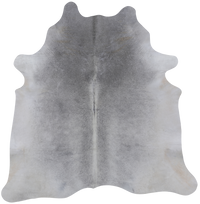 Thumbnail for Grey Natural Cowhide Rug - X-Large 6' 10
