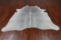 Thumbnail for Grey Natural Cowhide Rug - X-Large 6' 10