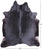Black Natural Cowhide Rug - XX-Large 7' 4"H x 6' 3"W