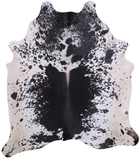 Thumbnail for Salt & Pepper Natural Cowhide Rug - XX-Large 8' 0