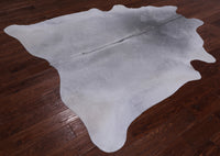 Thumbnail for Grey Natural Cowhide Rug - X-Large 7' 1