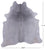 Grey Natural Cowhide Rug - X-Large 7' 1"H x 6' 6"W