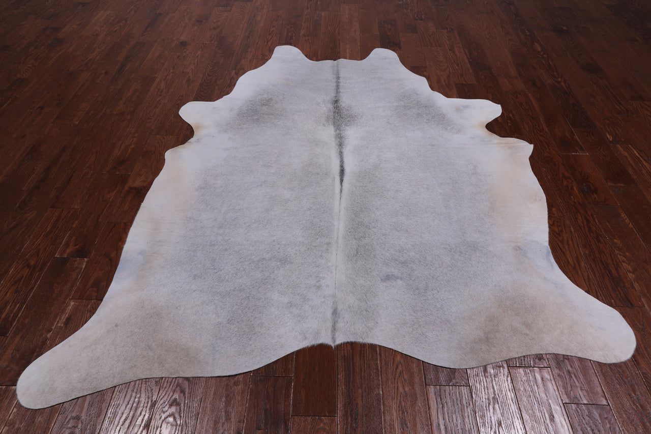 Grey Natural Cowhide Rug - X-Large 7' 3"H x 6' 1"W