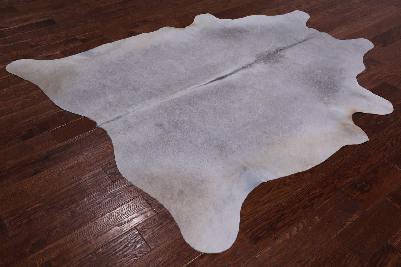 Grey Natural Cowhide Rug - X-Large 7' 3"H x 6' 1"W