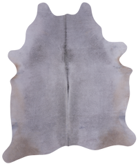 Thumbnail for Grey Natural Cowhide Rug - X-Large 7' 3