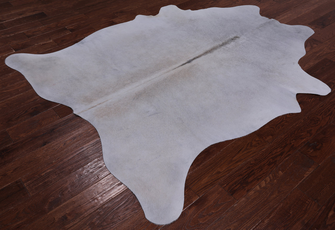 Beige Natural Cowhide Rug - X-Large 7' 3"H x 5' 9"W