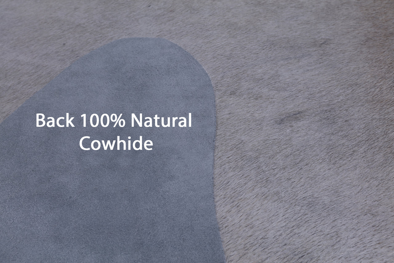 Beige Natural Cowhide Rug - X-Large 7' 3"H x 5' 9"W