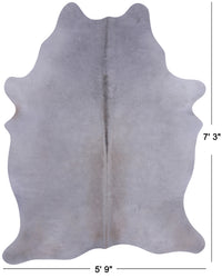 Thumbnail for Beige Natural Cowhide Rug - X-Large 7' 3