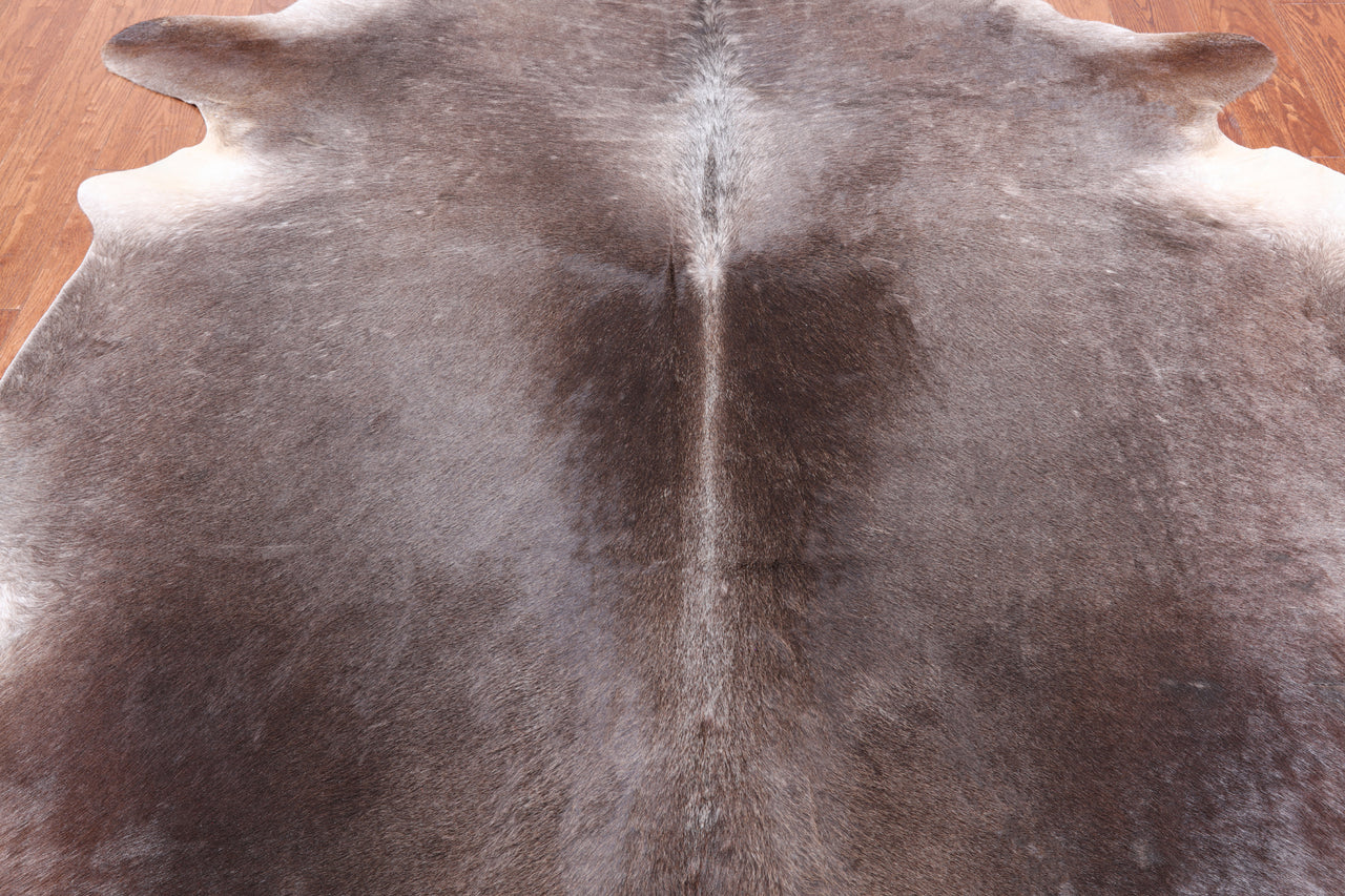 Dark Brown Natural Cowhide Rug - XX-Large 7' 5"H x 6' 5"W