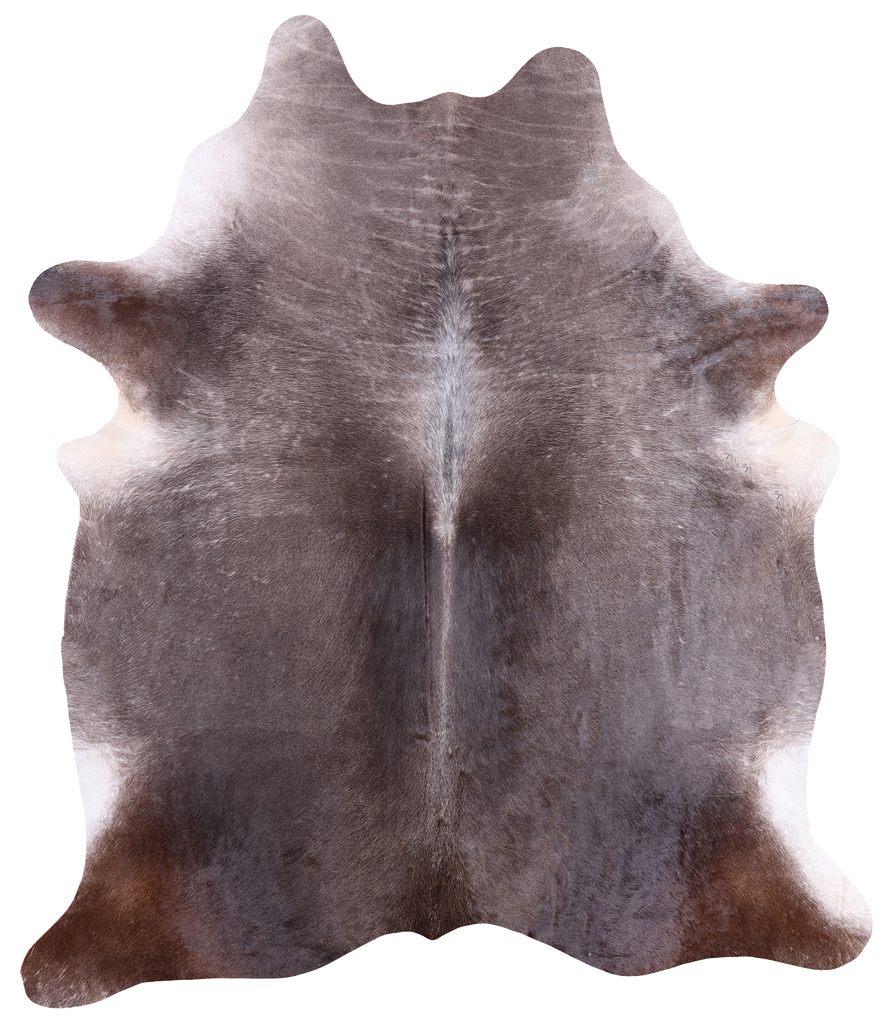 Dark Brown Natural Cowhide Rug - XX-Large 7' 5"H x 6' 5"W