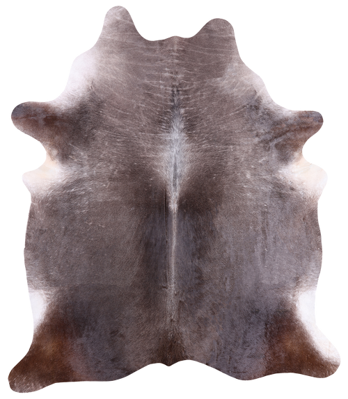 Dark Brown Natural Cowhide Rug - XX-Large 7' 5