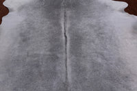 Thumbnail for Grey Natural Cowhide Rug - X-Large 7' 3