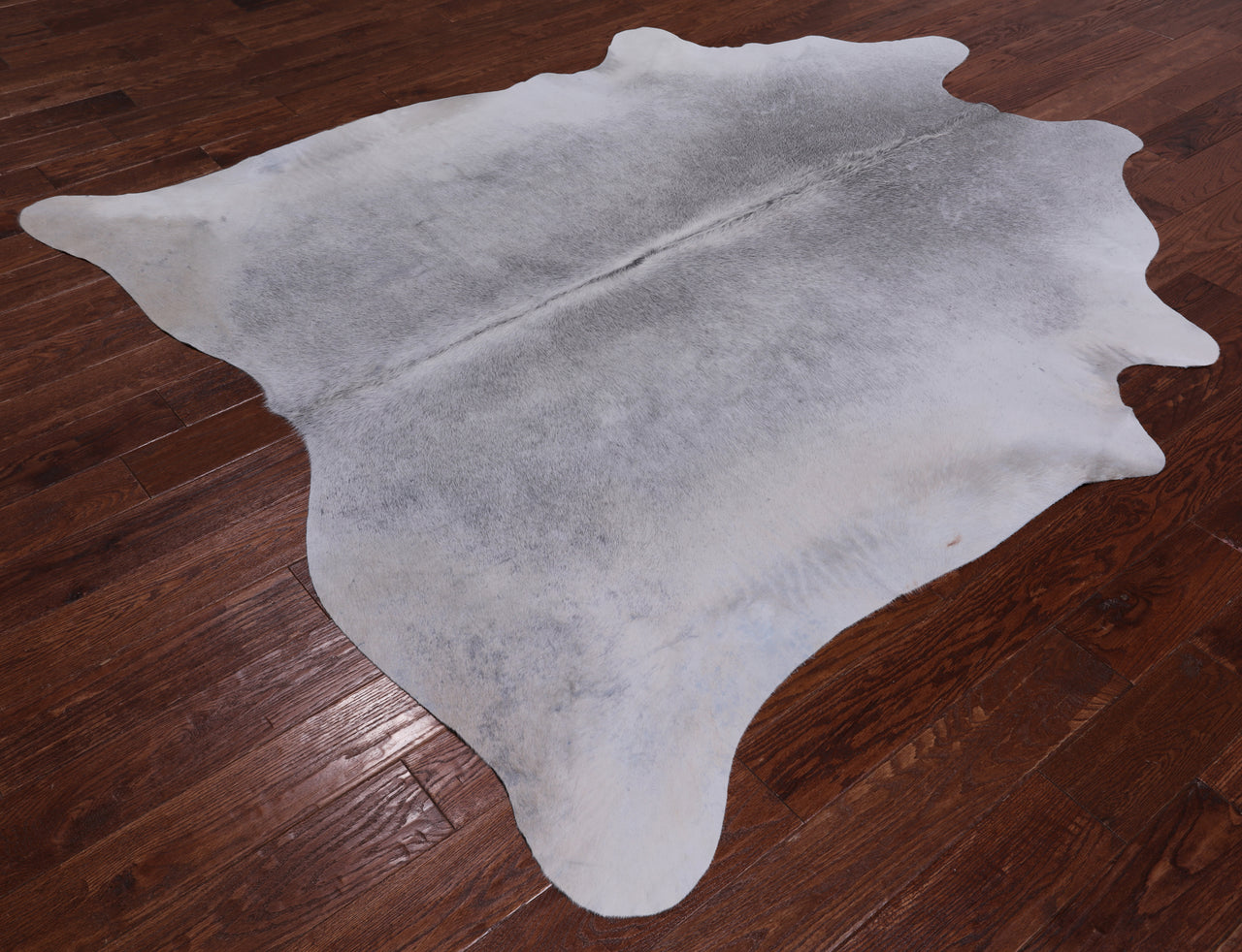 Grey Natural Cowhide Rug - X-Large 7' 3"H x 6' 6"W