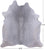 Grey Natural Cowhide Rug - X-Large 7' 3"H x 6' 6"W