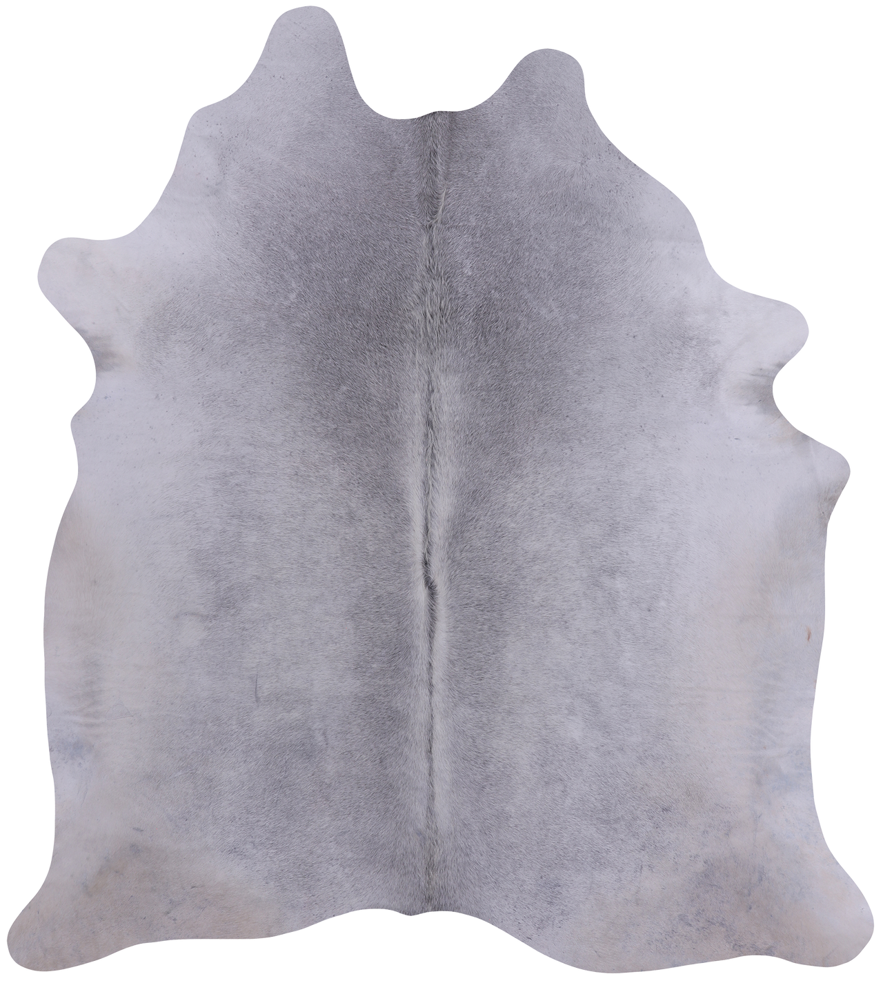 Grey Natural Cowhide Rug - X-Large 7' 3"H x 6' 6"W