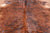 Brown Brindle Natural Cowhide Rug - XX-Large 7' 6"H x 6' 9"W