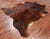 Brown Brindle Natural Cowhide Rug - XX-Large 7' 6"H x 6' 9"W