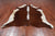 Brown & White Natural Cowhide Rug - XX-Large 7' 5"H x 6' 10"W