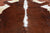 Brown & White Natural Cowhide Rug - XX-Large 7' 5"H x 6' 10"W
