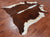 Brown & White Natural Cowhide Rug - XX-Large 7' 5"H x 6' 10"W