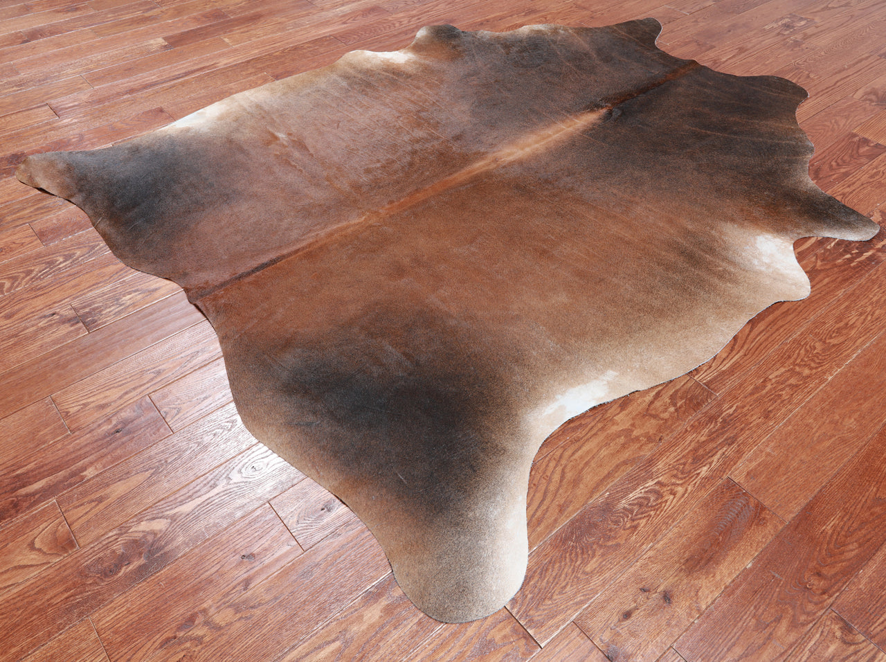Dark Brown Natural Cowhide Rug - XX-Large 7' 5"H x 6' 3"W