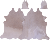 Thumbnail for Champagne Real Cowhide 2 Placemats With 2 Coasters - Set Of Two