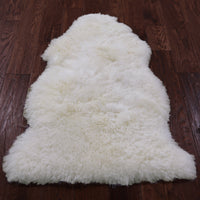 Thumbnail for 100% Natural New Zealand Sheepskin Ivory 2' 0